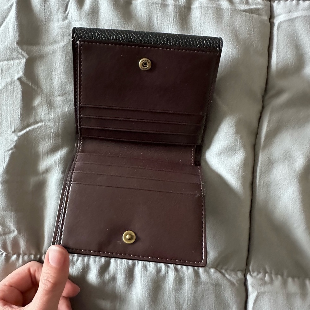 Coach Tabby Wallet in Black Pebbled Leather - Picture 3 of 5
